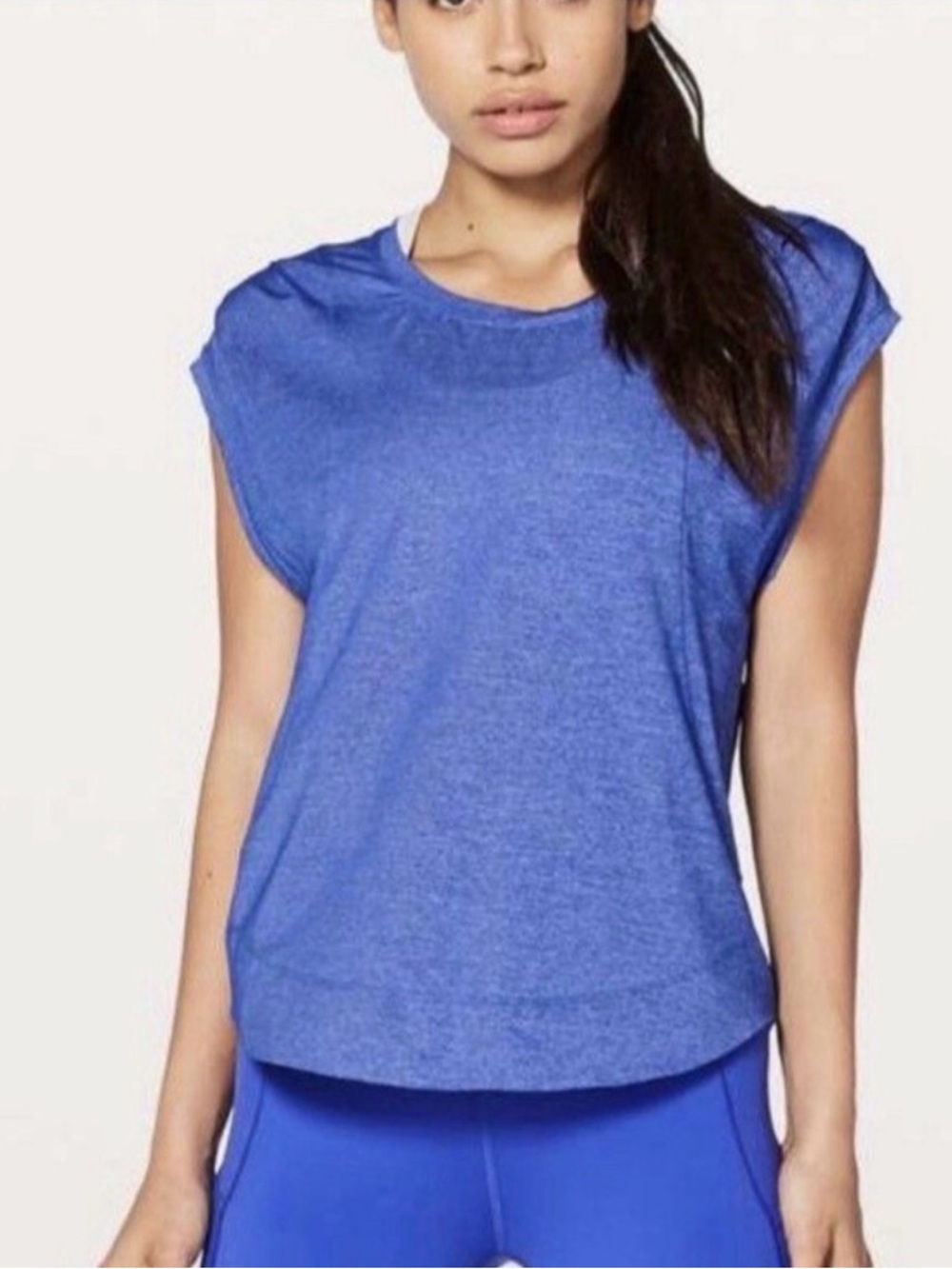 lululemon athletica Relaxed Short-Sleeve Tee in Royal Blue